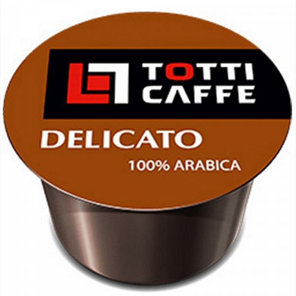 Totti Caffe Delicato упаковка 100 капсул по 8 г фото в онлайн-магазине Kofe-Da.ru